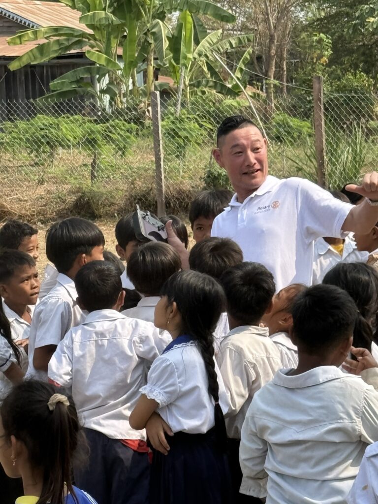 カンボジアドローン撮影Cambodian elementary school drone photography